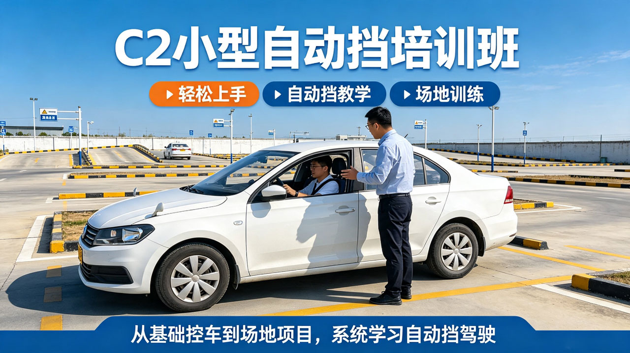 青岛新东方驾校C2自动挡教学